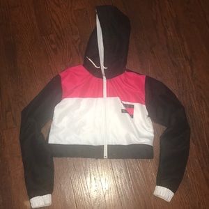 Cropped windbreaker size small